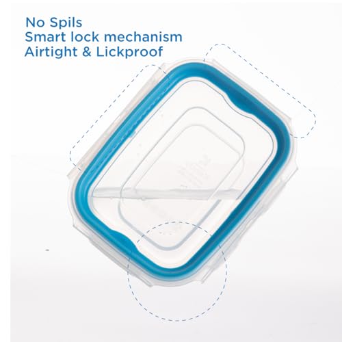 K PLASTICOS KENDY KendyFresh Plastic Food Storage Container Set, Leakproof