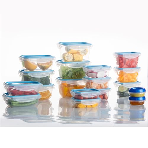 K PLASTICOS KENDY KendyFresh Plastic Food Storage Container Set, Leakproof