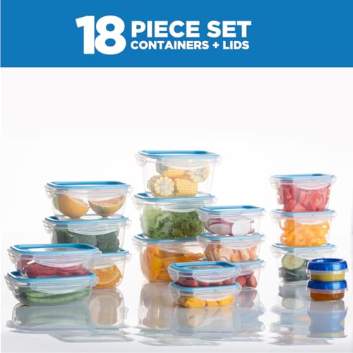K PLASTICOS KENDY KendyFresh Plastic Food Storage Container Set, Leakproof