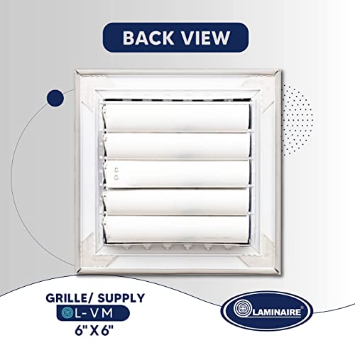 Optimized HVAC Vent Cover: Premium Aluminum 1-Way Diffuser